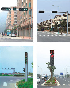交通道路信號指示燈桿